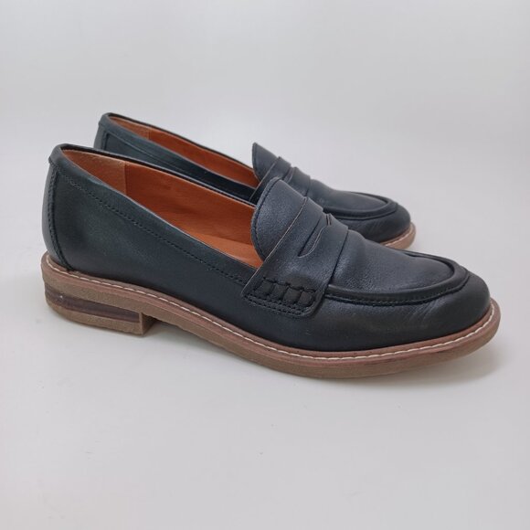 Earth Shoes Javas Black Leather Penny Loafer Preppy Flats Womens Size 6.5 - Picture 9 of 13
